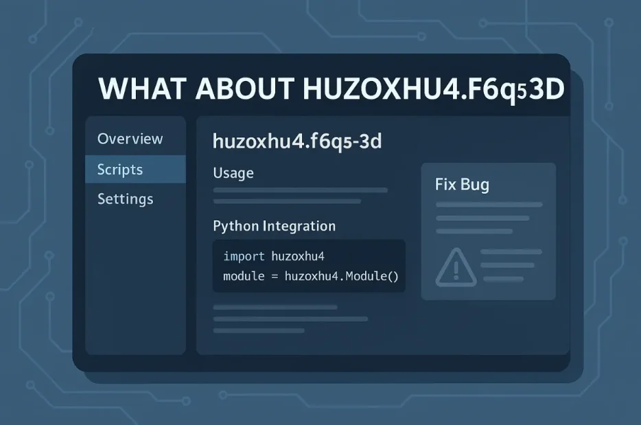 Fix-Huzoxhu4-F6Q5-3D-Bug